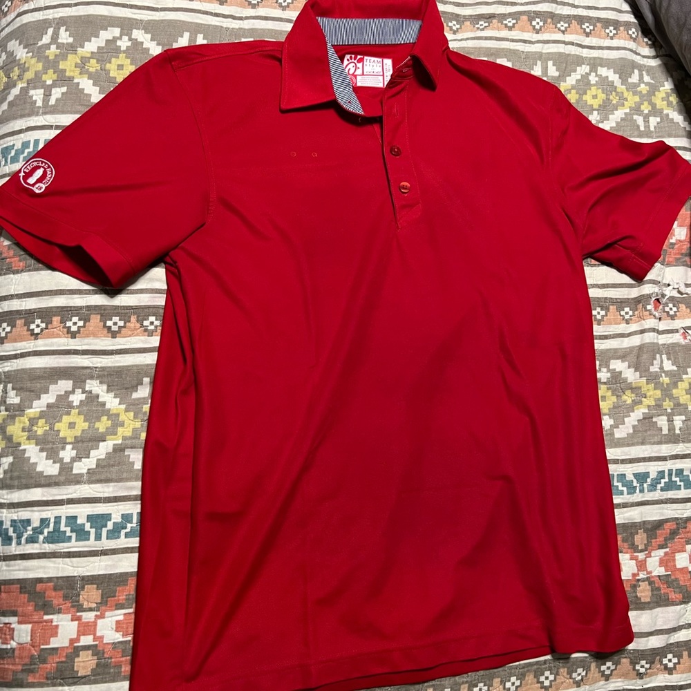 CFA chick fil a polo team member size Medium